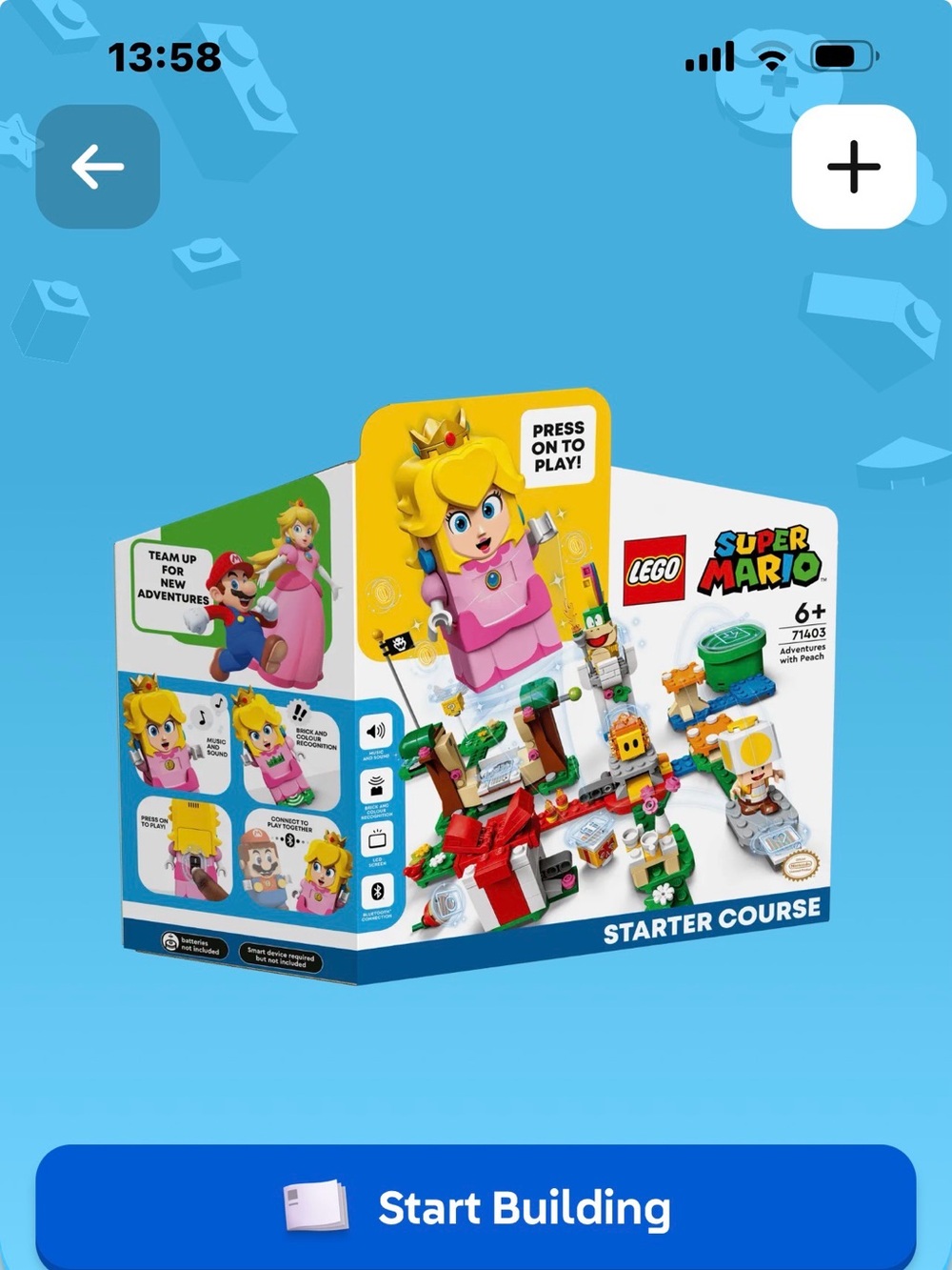 Lego Super Mario - Princess Peach Starter Set